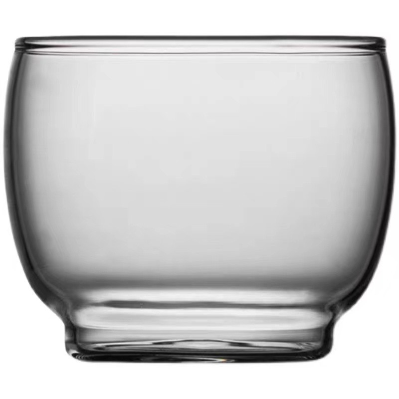 High Borosilicate Black Glass Small Teacup