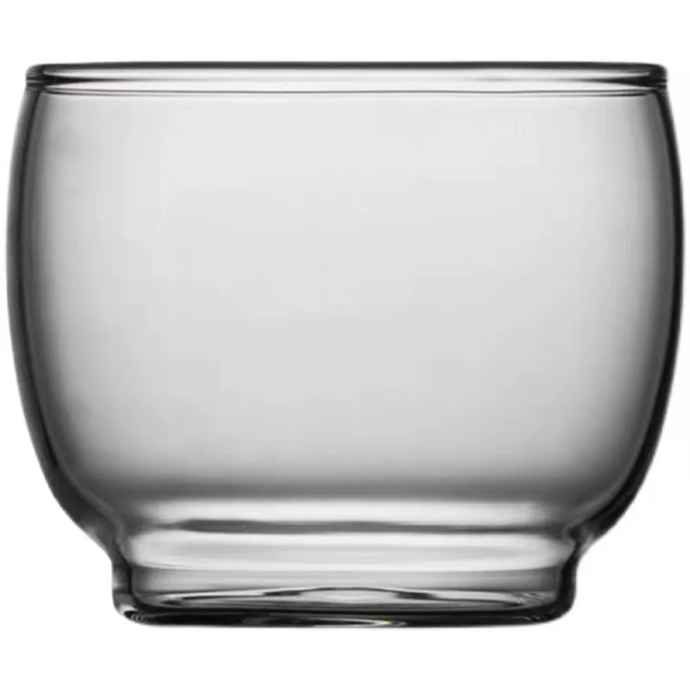 High Borosilicate Black Glass Small Teacup