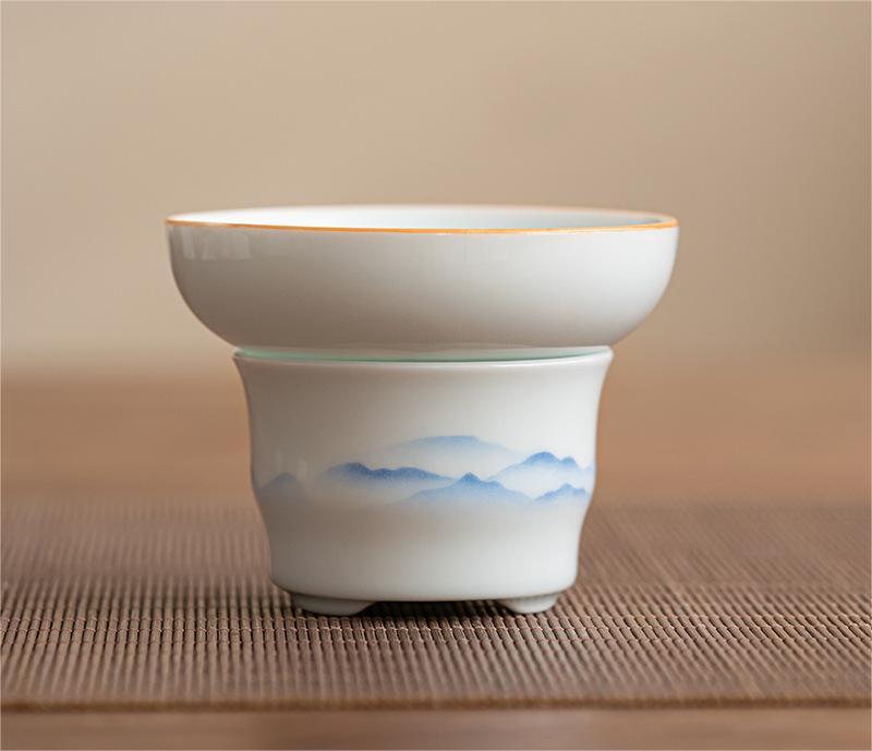 Kung Fu Tea Set Accessories Ceramic Tea Filter