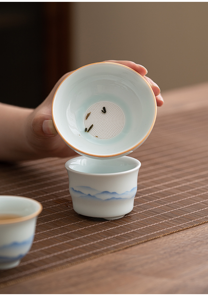 Kung Fu Tea Set Accessories Ceramic Tea Filter