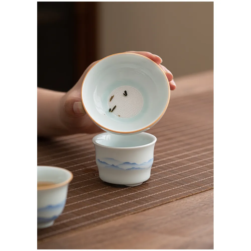 Kung Fu Tea Set Accessories Ceramic Tea Filter