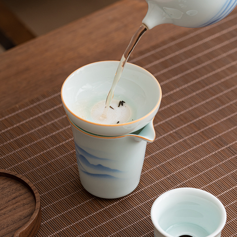 Kung Fu Tea Set Accessories Ceramic Tea Filter