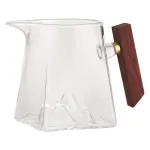 Large Square Borosilicate Glass Tea Dispenser Kung Fu Tea Cup