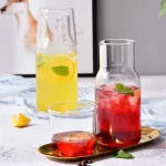 One Pot And One Cup High Borosilicate Glass Cold Water Kettle Set