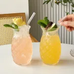 Pineapple Glass Straw Cold Drink Cold Brew Cup