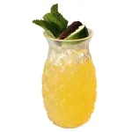 Pineapple Glass Straw Cold Drink Cold Brew Cup
