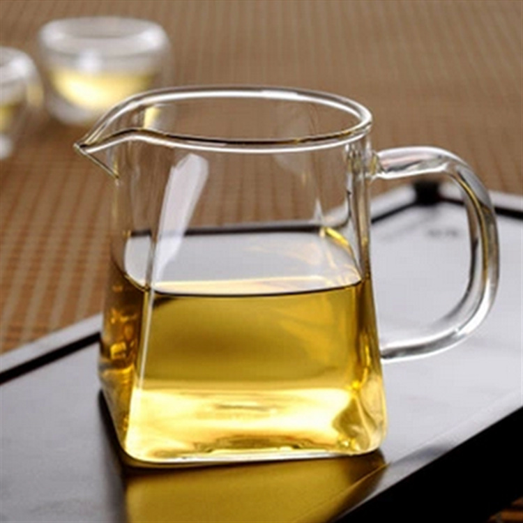 Square Bottom High Borosilicate Glass Kung Fu Tea Divider Fairness Cup