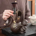 Tea Making Tools Ceramic Storage Jar Tea Cylinder Set
