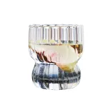 Vertical Pattern High Borosilicate Glass Cute Creative Dessert Cup