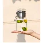 High Borosilicate Tea Separation Glass Portable Tea Cup
