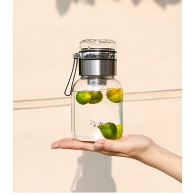 High Borosilicate Tea Separation Glass Portable Tea Cup 02