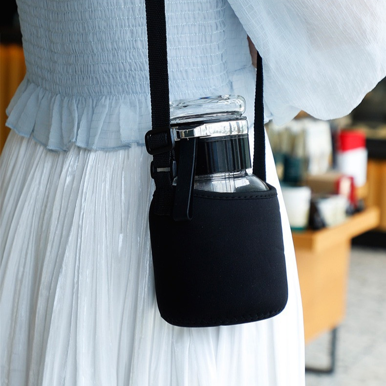 High Borosilicate Tea Separation Glass Portable Tea Cup