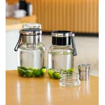High Borosilicate Tea Separation Glass Portable Tea Cup