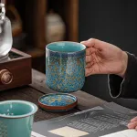 Separate Tea Office Cup Large Capacity Chinese Cup