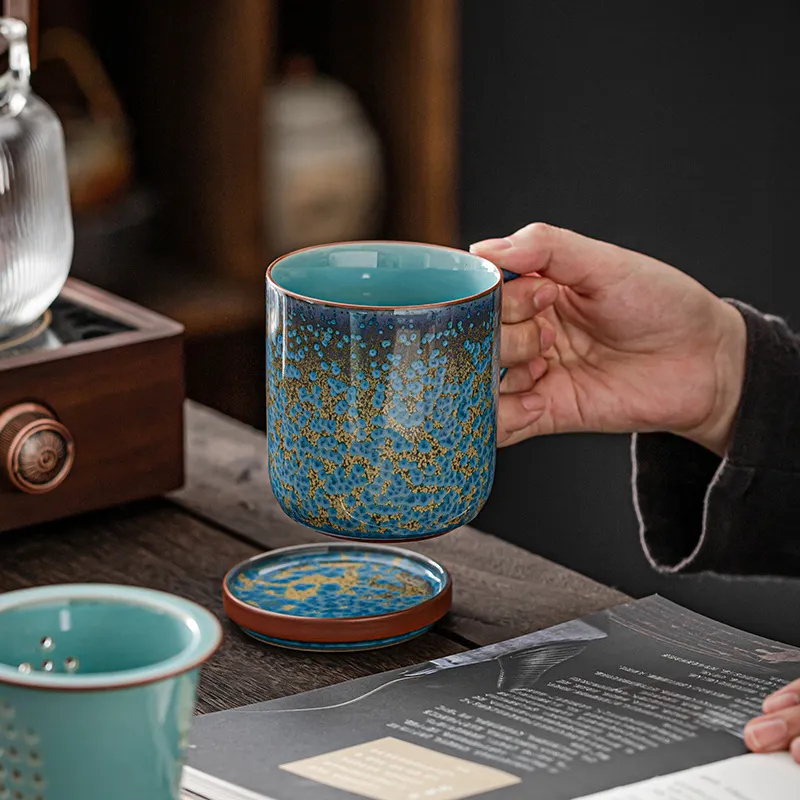 Separate Tea Office Cup Large Capacity Chinese Cup