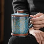 Separate Tea Office Cup Large Capacity Chinese Cup
