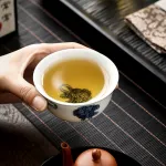 Blue And White Landscape Tea Cup Ceramic Kung Fu Tea Cup 10