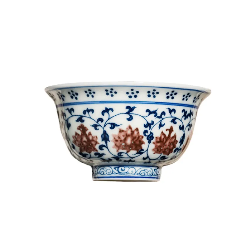 Blue And White Landscape Tea Cup Ceramic Kung Fu Tea Cup 11