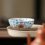 Blue And White Landscape Tea Cup Ceramic Kung Fu Tea Cup 15