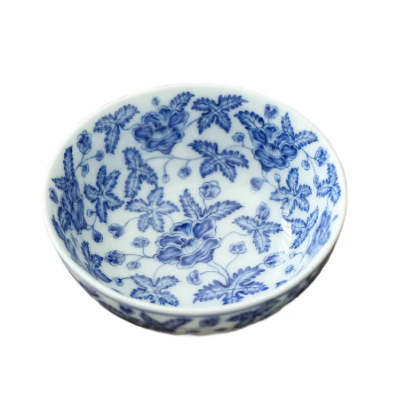 Blue And White Landscape Tea Cup Ceramic Kung Fu Tea Cup 16