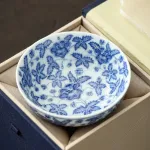 Blue And White Landscape Tea Cup Ceramic Kung Fu Tea Cup 16