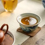 Blue And White Landscape Tea Cup Ceramic Kung Fu Tea Cup 1