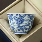 Blue And White Landscape Tea Cup Ceramic Kung Fu Tea Cup 20