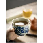 Blue And White Landscape Tea Cup Ceramic Kung Fu Tea Cup 21