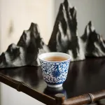 Blue And White Landscape Tea Cup Ceramic Kung Fu Tea Cup 23