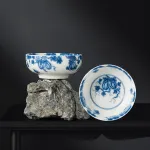 Blue And White Landscape Tea Cup Ceramic Kung Fu Tea Cup 24