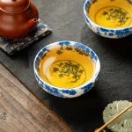 Blue And White Landscape Tea Cup Ceramic Kung Fu Tea Cup 24