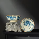Blue And White Landscape Tea Cup Ceramic Kung Fu Tea Cup 25
