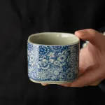 Blue And White Landscape Tea Cup Ceramic Kung Fu Tea Cup 26