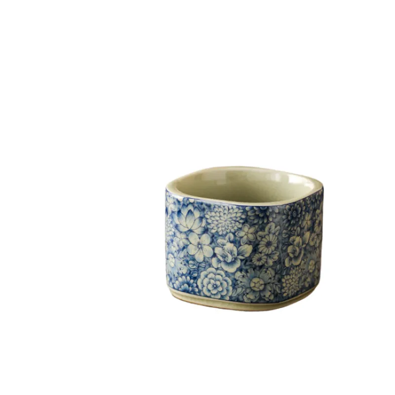 Blue And White Landscape Tea Cup Ceramic Kung Fu Tea Cup 26