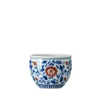 Blue And White Landscape Tea Cup Ceramic Kung Fu Tea Cup 3