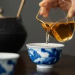 Blue And White Landscape Tea Cup Ceramic Kung Fu Tea Cup 6