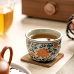 Blue And White Landscape Tea Cup Ceramic Kung Fu Tea Cup 8