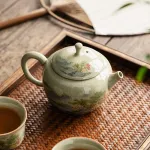 Hand-Painted Teapot Teapot High-End Single Pot Kung Fu Tea Set 21