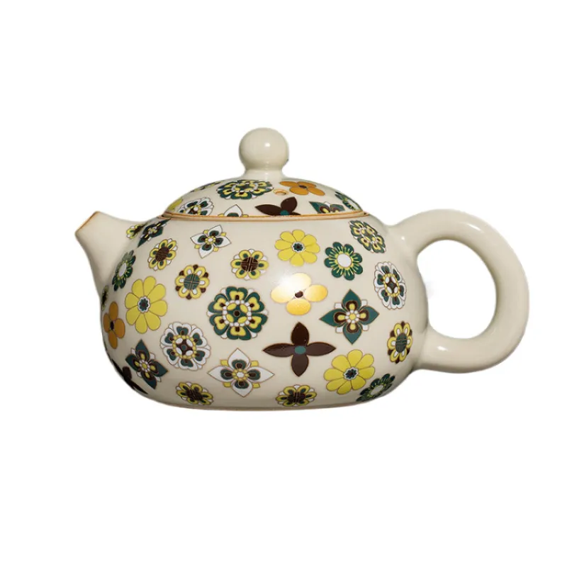 Hand-Painted Teapot Teapot High-End Single Pot Kung Fu Tea Set 11