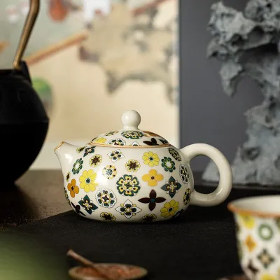 Hand-Painted Teapot Teapot High-End Single Pot Kung Fu Tea Set 11 01