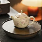 Hand-Painted Teapot Teapot High-End Single Pot Kung Fu Tea Set 12