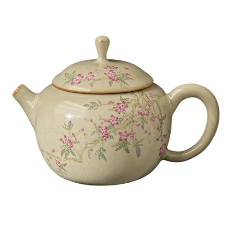 Hand-Painted Teapot Teapot High-End Single Pot Kung Fu Tea Set 12