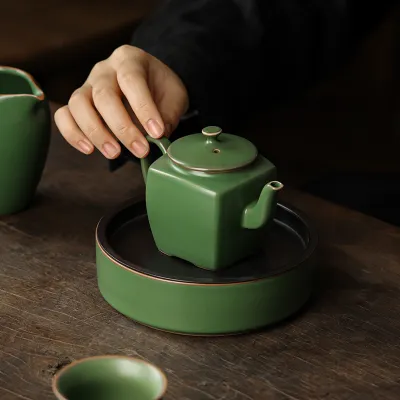 Hand-Painted Teapot Teapot High-End Single Pot Kung Fu Tea Set 13 02