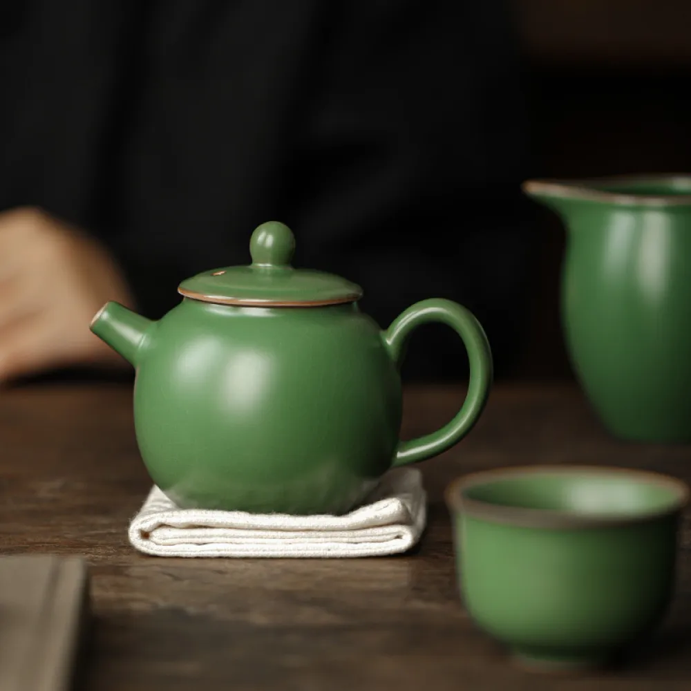 Hand-Painted Teapot Teapot High-End Single Pot Kung Fu Tea Set 14