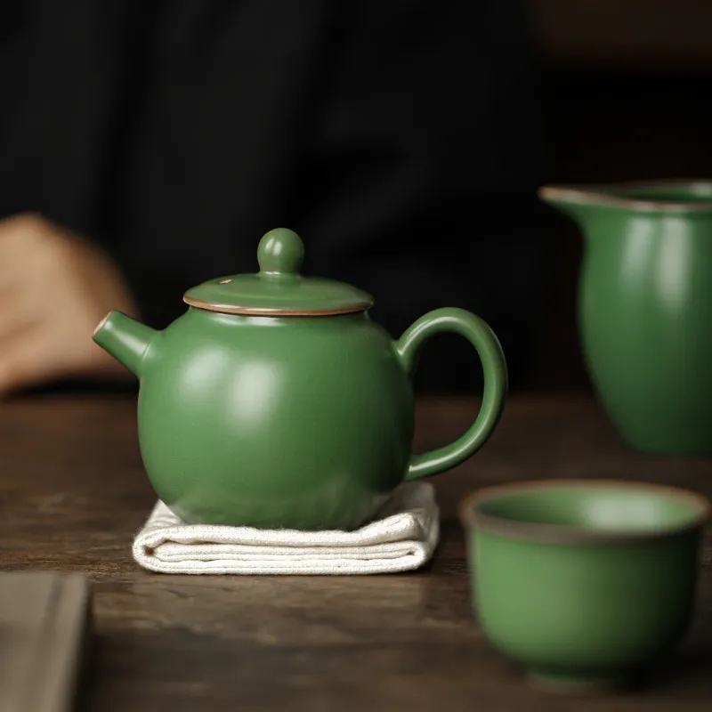 Hand-Painted Teapot Teapot High-End Single Pot Kung Fu Tea Set 14