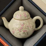 Hand-Painted Teapot Teapot High-End Single Pot Kung Fu Tea Set 15