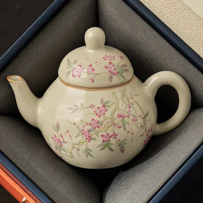 Hand-Painted Teapot Teapot High-End Single Pot Kung Fu Tea Set 15 01