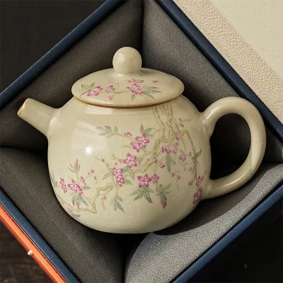Hand-Painted Teapot Teapot High-End Single Pot Kung Fu Tea Set 16 01