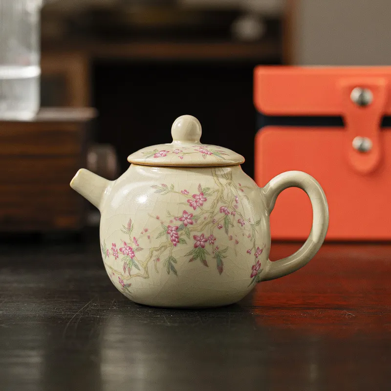Hand-Painted Teapot Teapot High-End Single Pot Kung Fu Tea Set 16