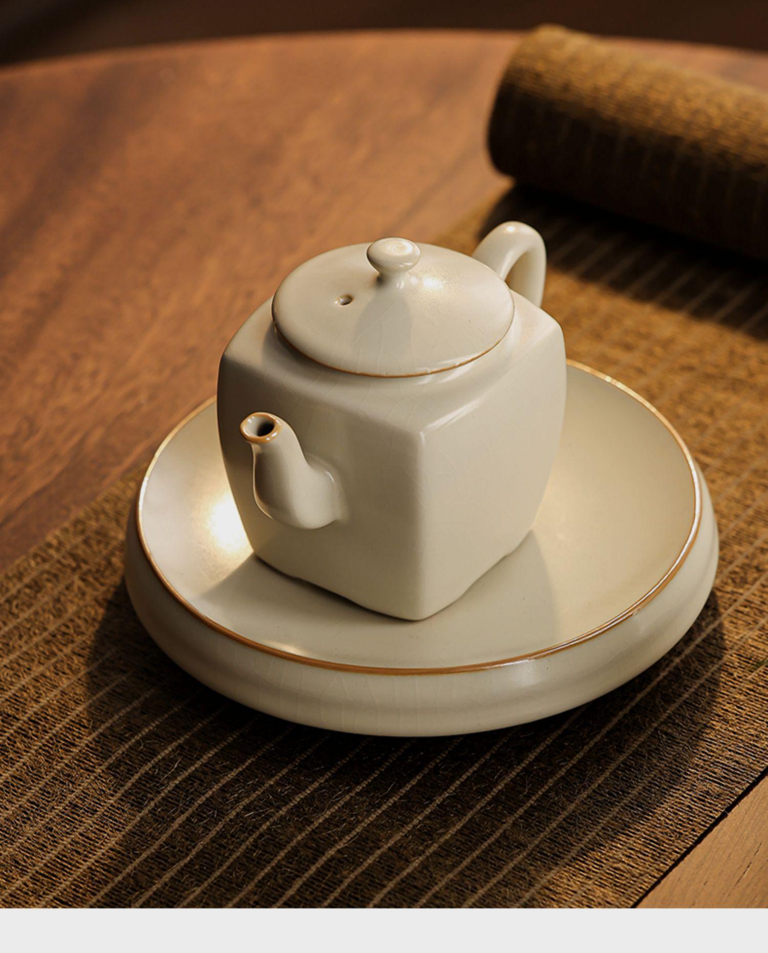 Hand-Painted Teapot Teapot High-End Single Pot Kung Fu Tea Set 17